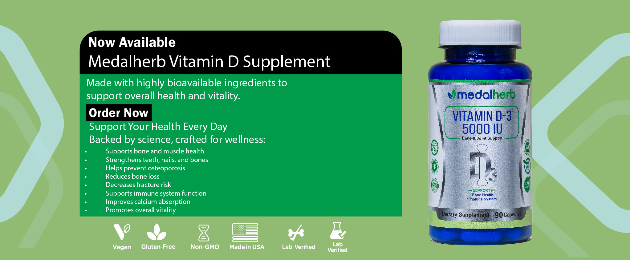 Medalherb Vitamin D Supplement Cover